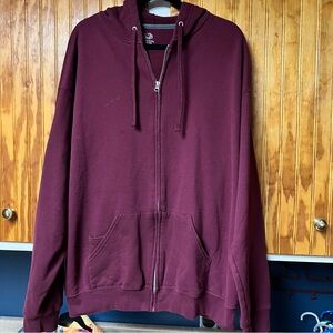 Mens zip up hooded sweatshirt size 2X